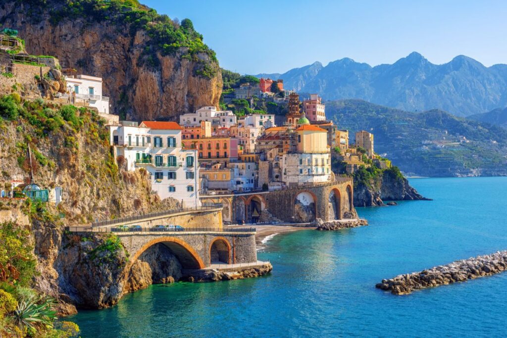 Amalfi Coast seen during a private shore excursion