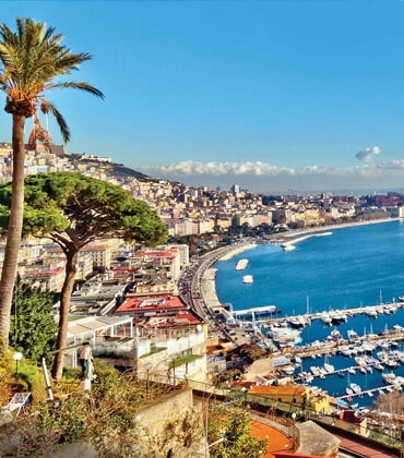Naples with Mount Vesuvius and the Bay of Naples