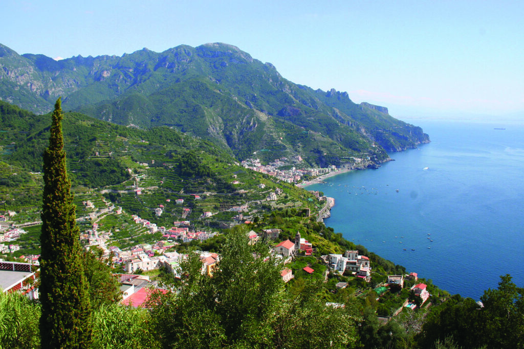 View from Ravello over the coast