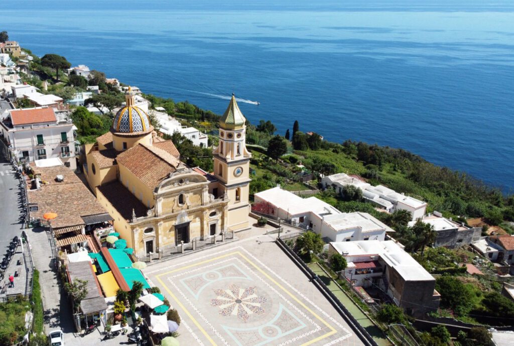 Praiano coastline from above