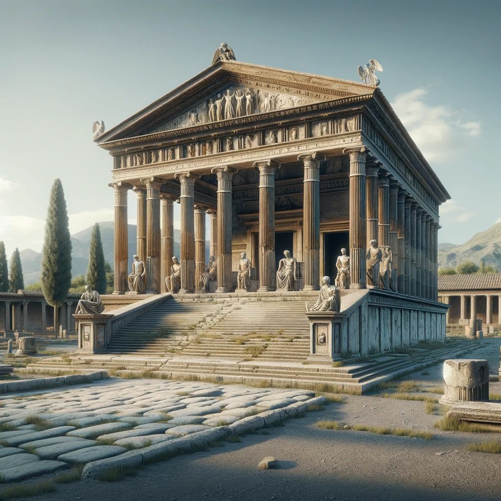 Roman houses in Pompeii